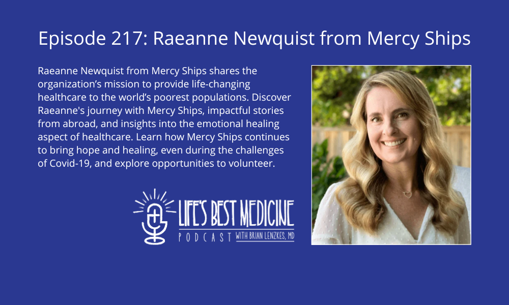 Episode 217: Raeanne Newquist from Mercy Ships